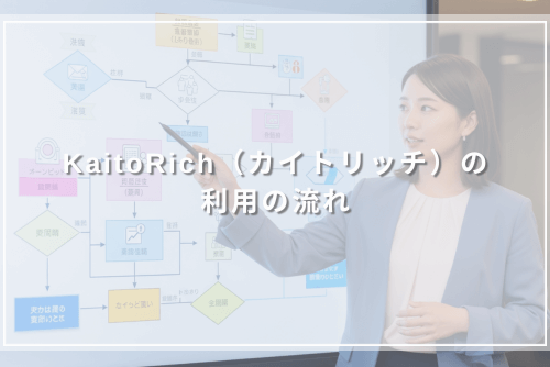 KaitoRich(カイトリッチ)の利用の流れ