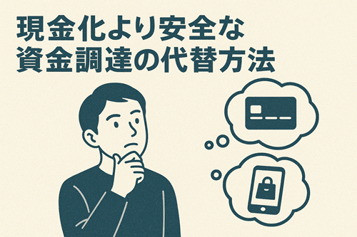 現金化より安全な資金調達の代替方法